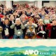 Come l'anno scorso, la foto di rito a chiusura del Convegno: con i nostri cuori per tutti